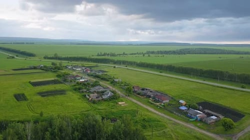 Evening Village Nature