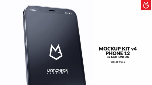 App Promo Mockup Kit v4 | Phone 12 Pro
