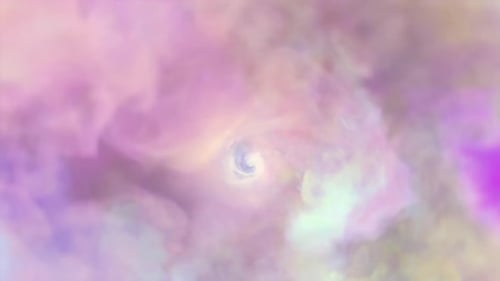 Abstract Swirling Color Smoke Vortex Background