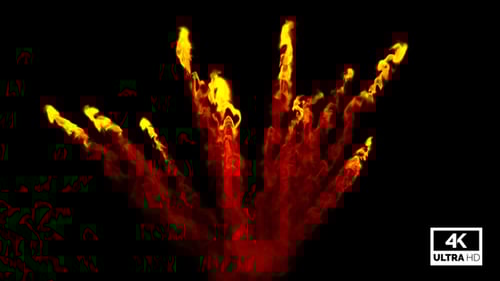 Dynamic Fire Burst with Smoke Eruption
