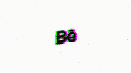 3D Glitch Logo