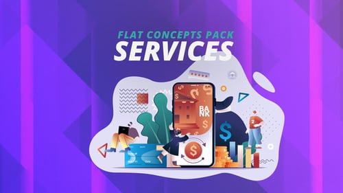 Services - Flat Concept