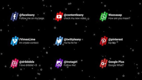 Social Media Lower Thirds