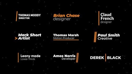 Clean Minimal Lower Thirds for Professional Video Content