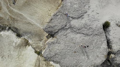 Aerial View of White Rock Crimean Peninsula