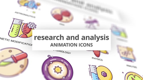 Research & Analysis - Animation Icons, Titles ft. adaptive & animated ...
