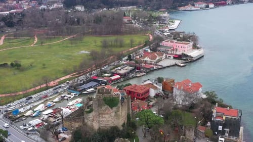 Istanbul Bosphorus Aerial View
