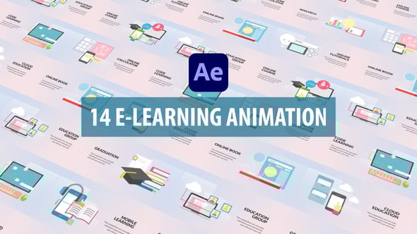 E-Learning Animation | After Effects, Elements ft. website animation ...