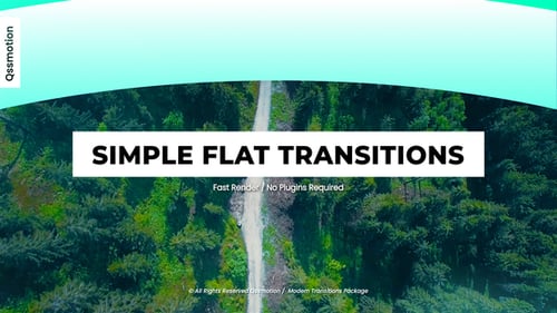 Simple Transitions Package, Elements ft. after effects & broadcast - Envato