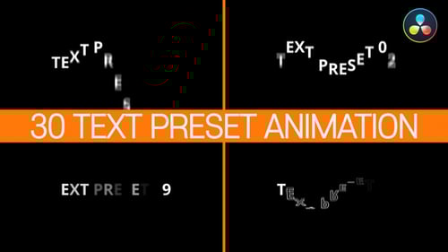 30 Text Preset