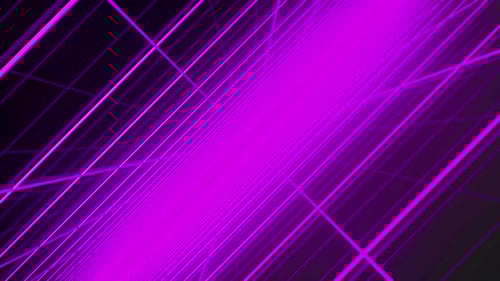 4K Rotating Purple Grid Tunnel