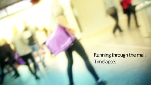 In The Mall Time Lapse