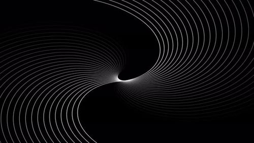 Abstract Swirling Lines Vortex Background Animation