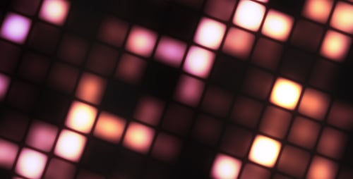 Abstract Geometric Disco Light Wall Loop