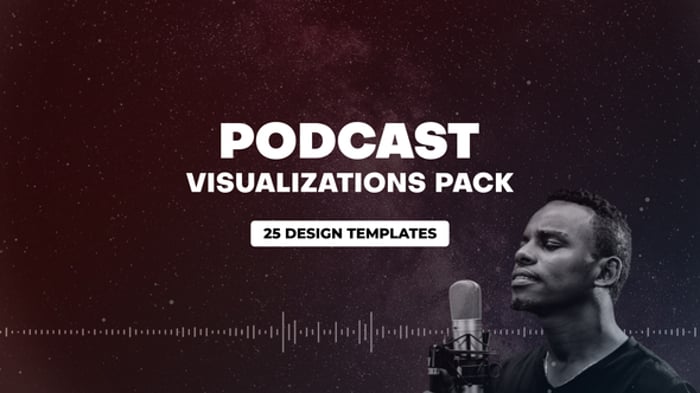 Podcast Audio Visualization Pack for Premiere Pro, Elements ft. audio ...