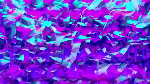 Abstract Neon Geometric Shards Dynamic Background