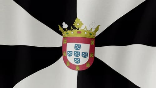 Die Nationalflagge von Ceuta