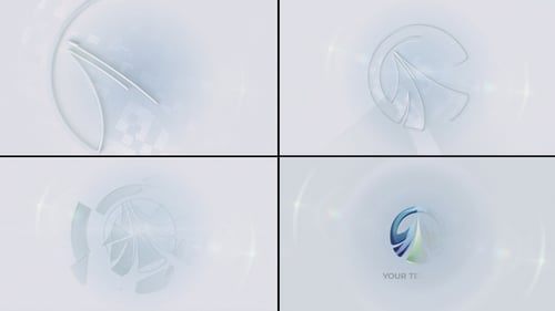 Corporate Glass Shatter Logo Reveal Animation