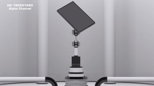 Futuristic Mechanical Arm Screen Logo Reveal Opener