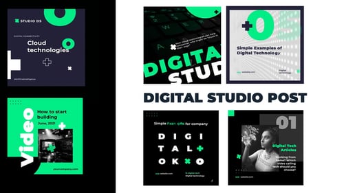 Digital studio post instagram