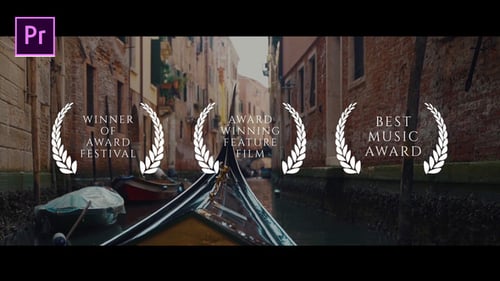 Elegant Cinematic Film Title & Credit Sequence with Award Accolades