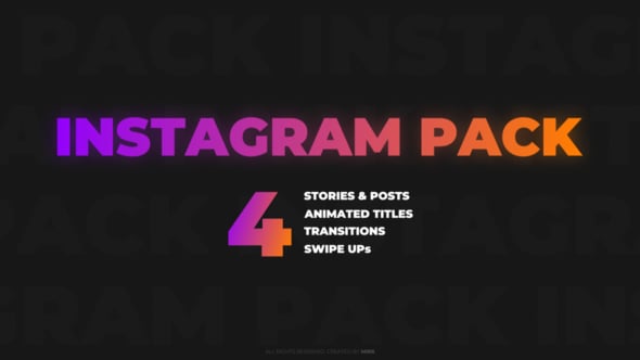 Instagram Pack (MOGRT), Titles ft. animated & fitness - Envato