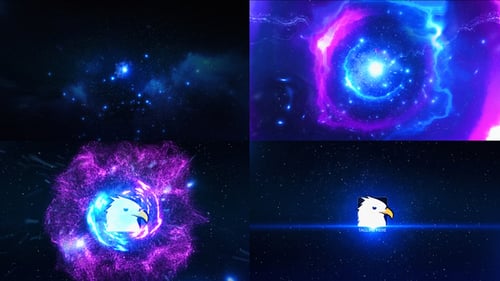 Space Explosion Logo Opener