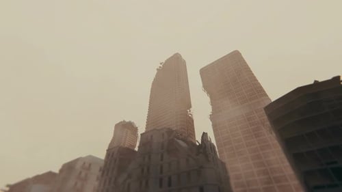 Edificios postapocalípticos 4K
