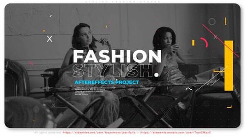 Modern Dynamic Fashion Opener with Geometric Elements