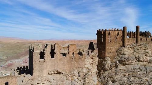 Historical castle. City of Van Turkey.