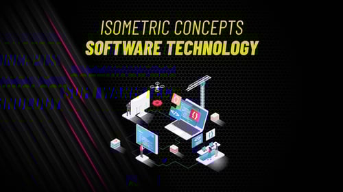 Software Technology - Isometric Concept