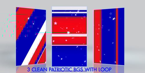 USA Patriotic Stars And Stripes (3-Pack)