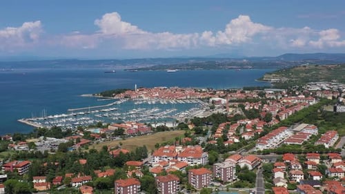 Cityscape of a Croatian City