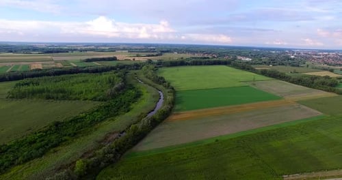 Drone Shot Countryside 4K