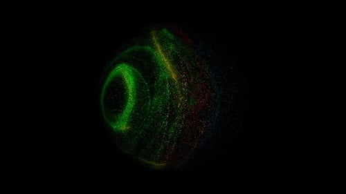 Partikelsphären-Animation
