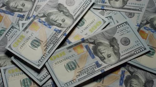 Pile of US Dollar Currency Bills