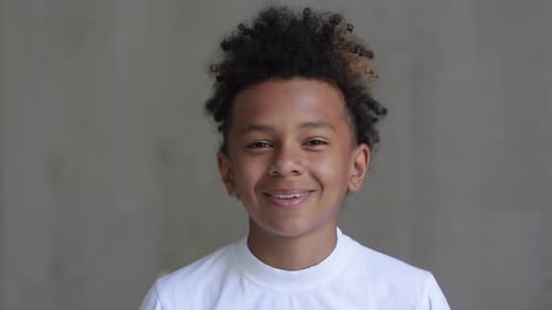 Smiling Child Close Up Portrait