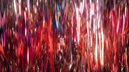 Beautiful Curtain Metallic Ribbons