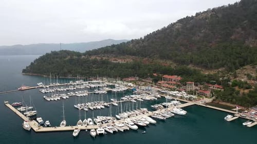 Yacht jetty in Turkey.