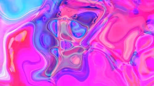 Dynamic Vibrant Abstract Fluid Liquid Waves Loop Background