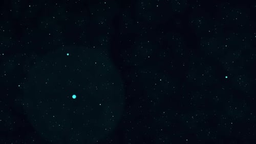 Glowing Blue Particle Field Background Animation