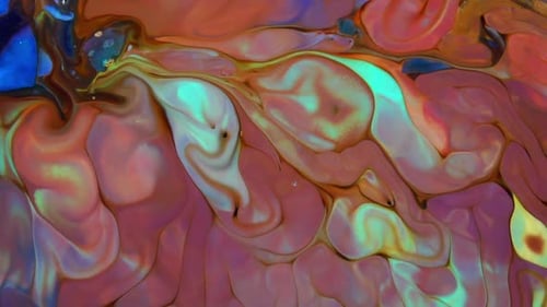 Abstract Colorful Sacral Liquid Waves Texture 992
