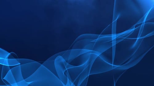 Abstract Flowing Blue Lines Wavy Background Animation Loop