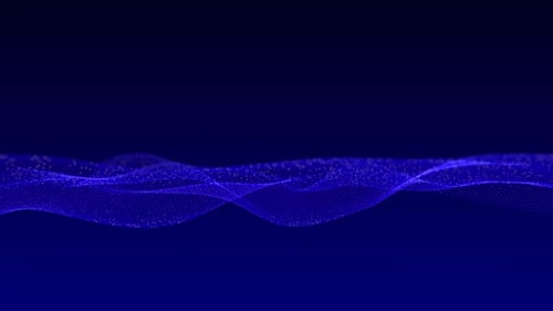 3d Data Wave Background