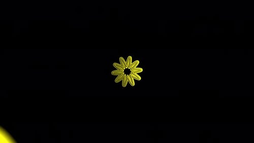 Cartoon yellow star tunnel