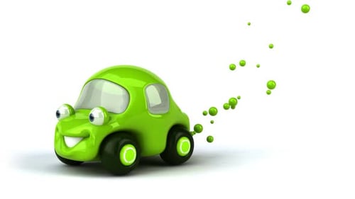 Grünes Auto