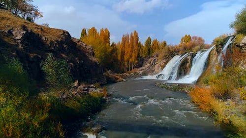 Natural Waterfall.