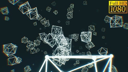 Retrowave Abstract Shapes Vj Loop Pack V2