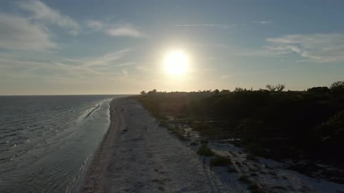 Sanibel Beach At Dusk