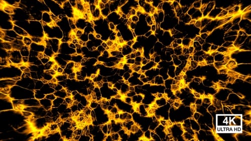 Abstract Flowing Glowing Energy Background Animation